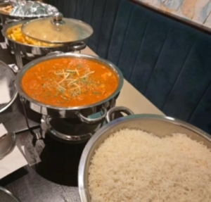 Charity Curry Night.